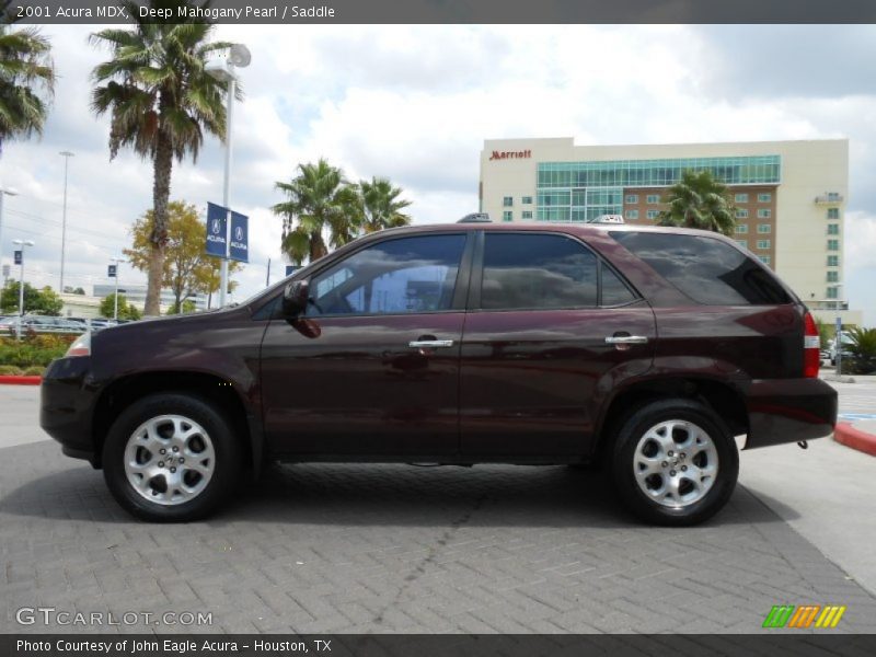 Deep Mahogany Pearl / Saddle 2001 Acura MDX
