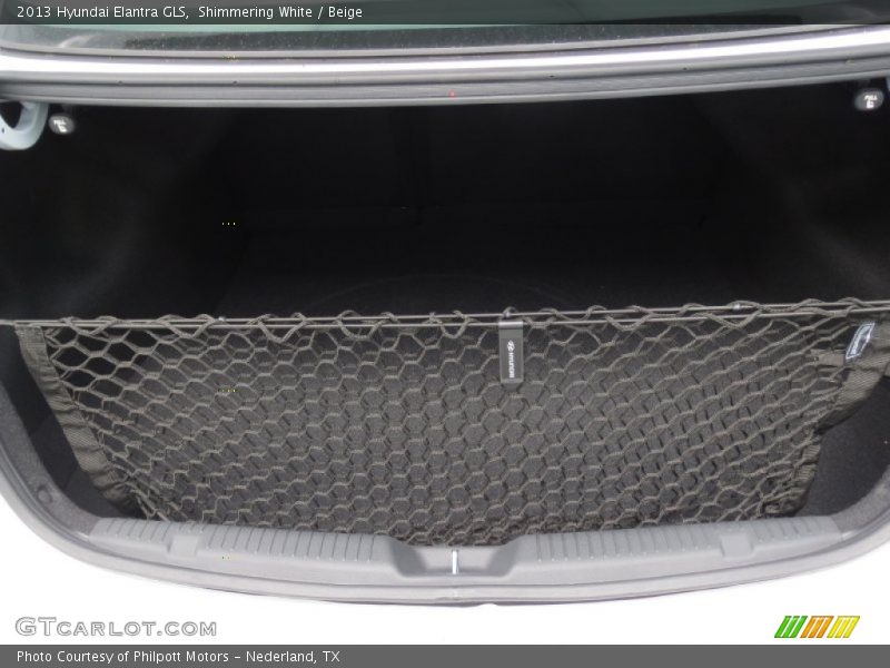 Shimmering White / Beige 2013 Hyundai Elantra GLS