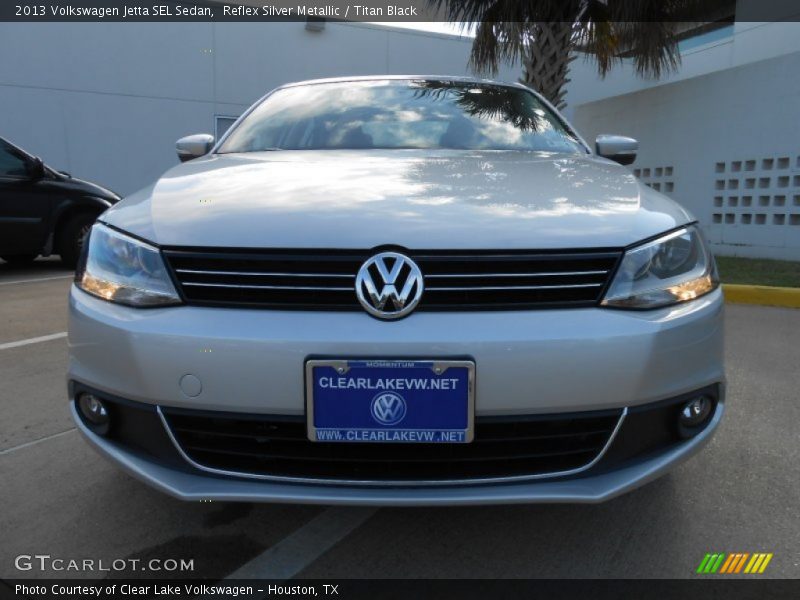 Reflex Silver Metallic / Titan Black 2013 Volkswagen Jetta SEL Sedan