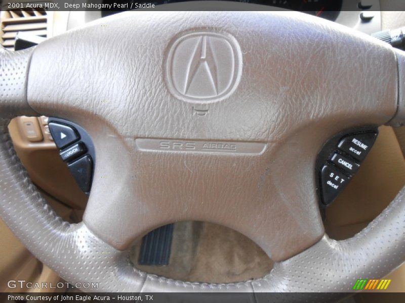 Deep Mahogany Pearl / Saddle 2001 Acura MDX