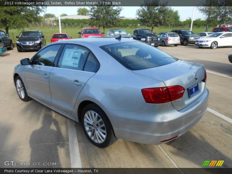 Reflex Silver Metallic / Titan Black 2013 Volkswagen Jetta SEL Sedan