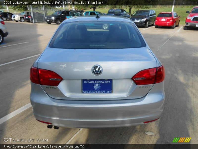 Reflex Silver Metallic / Titan Black 2013 Volkswagen Jetta SEL Sedan