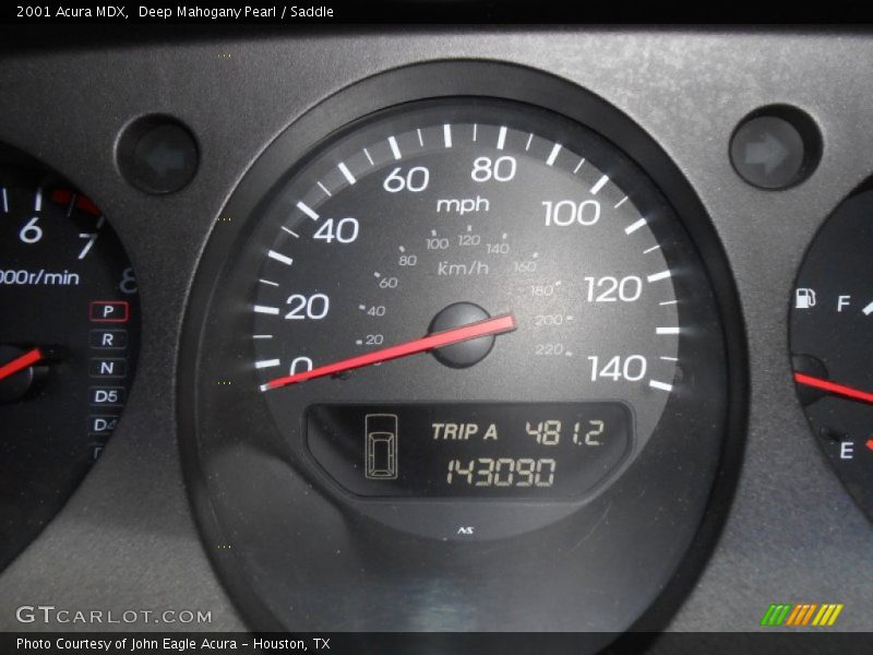 Deep Mahogany Pearl / Saddle 2001 Acura MDX