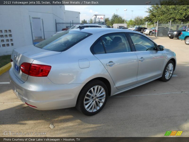 Reflex Silver Metallic / Titan Black 2013 Volkswagen Jetta SEL Sedan
