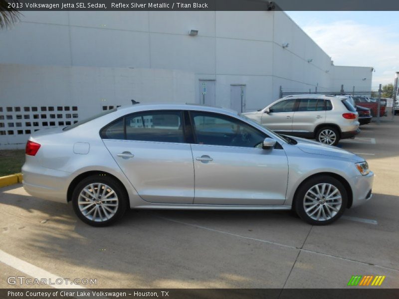 Reflex Silver Metallic / Titan Black 2013 Volkswagen Jetta SEL Sedan