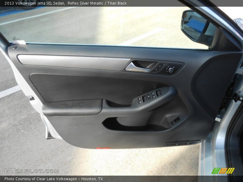 Reflex Silver Metallic / Titan Black 2013 Volkswagen Jetta SEL Sedan