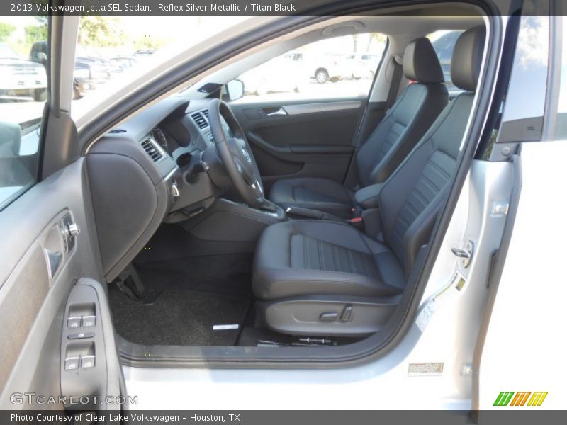 Reflex Silver Metallic / Titan Black 2013 Volkswagen Jetta SEL Sedan
