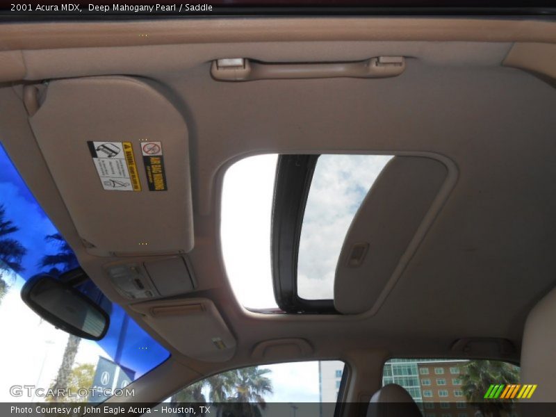 Deep Mahogany Pearl / Saddle 2001 Acura MDX