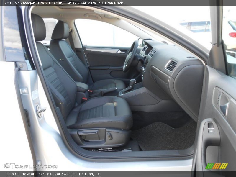 Reflex Silver Metallic / Titan Black 2013 Volkswagen Jetta SEL Sedan