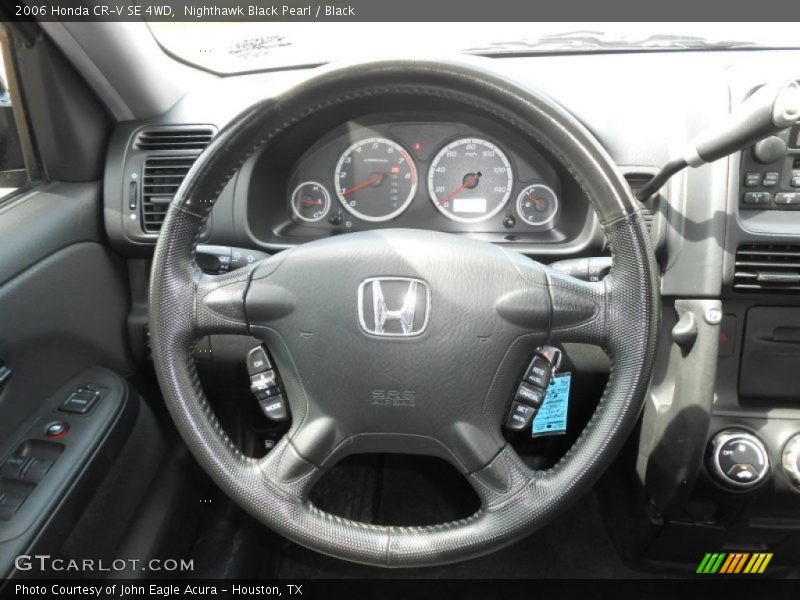 Nighthawk Black Pearl / Black 2006 Honda CR-V SE 4WD