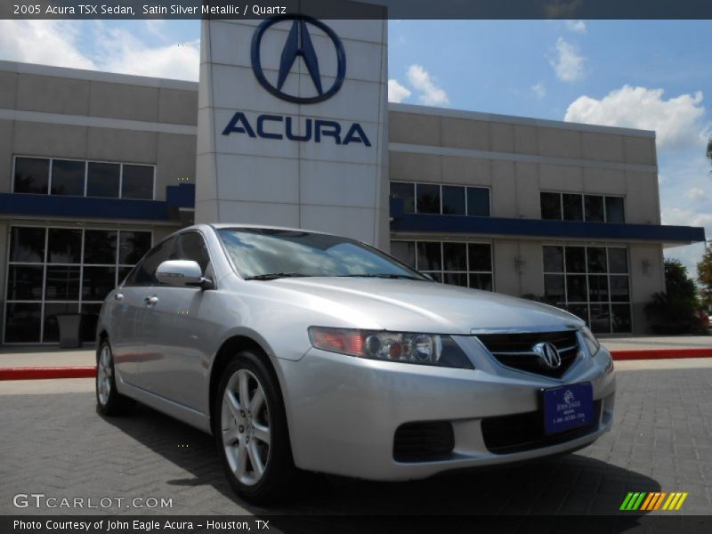 Satin Silver Metallic / Quartz 2005 Acura TSX Sedan