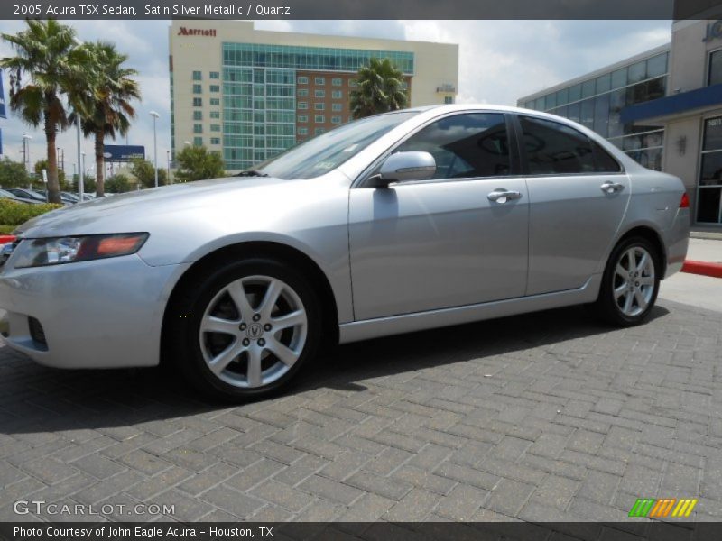 Satin Silver Metallic / Quartz 2005 Acura TSX Sedan