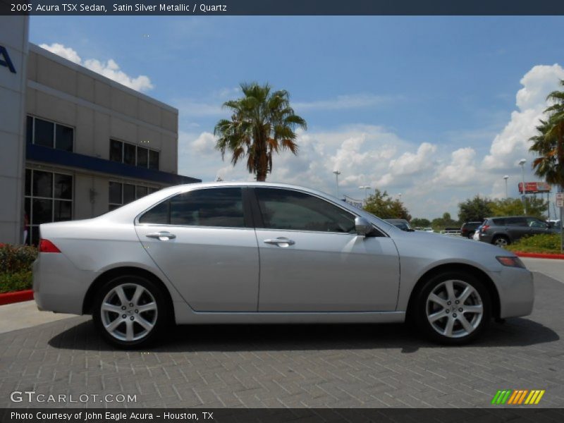 Satin Silver Metallic / Quartz 2005 Acura TSX Sedan