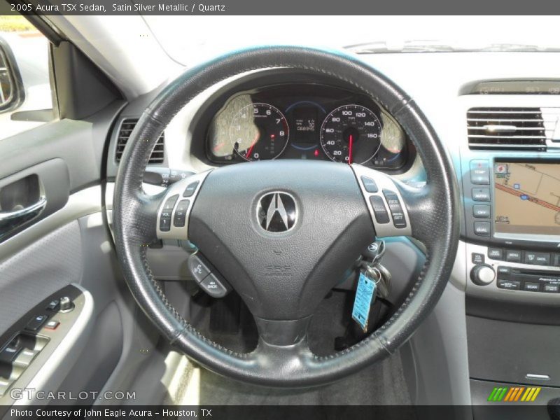 Satin Silver Metallic / Quartz 2005 Acura TSX Sedan