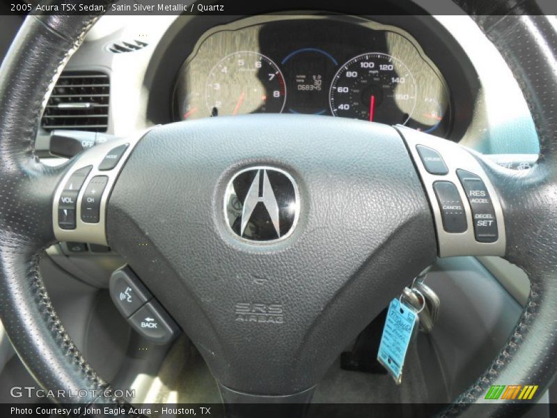 Satin Silver Metallic / Quartz 2005 Acura TSX Sedan