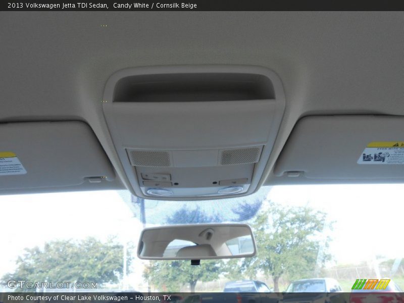 Candy White / Cornsilk Beige 2013 Volkswagen Jetta TDI Sedan