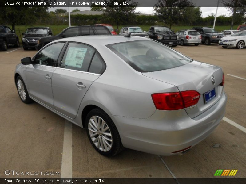 Reflex Silver Metallic / Titan Black 2013 Volkswagen Jetta TDI Sedan