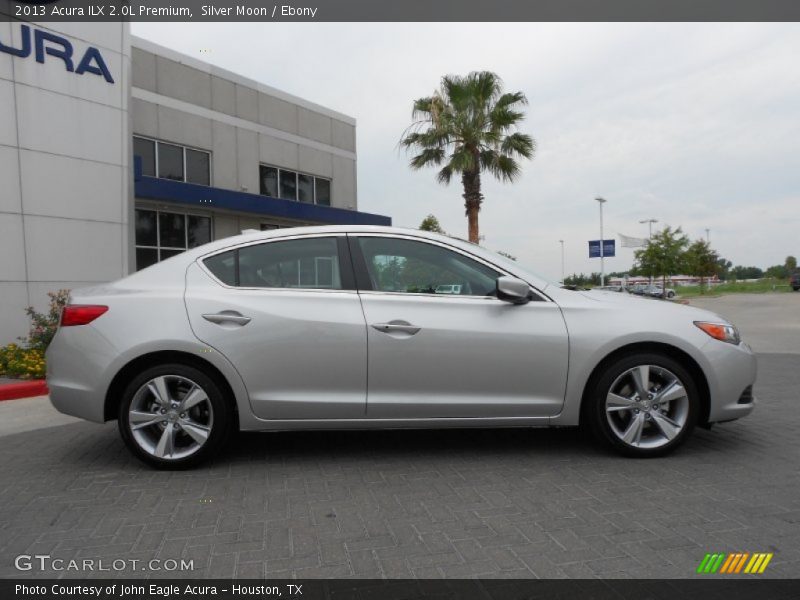 Silver Moon / Ebony 2013 Acura ILX 2.0L Premium