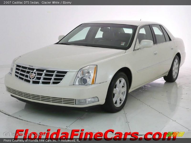 Glacier White / Ebony 2007 Cadillac DTS Sedan