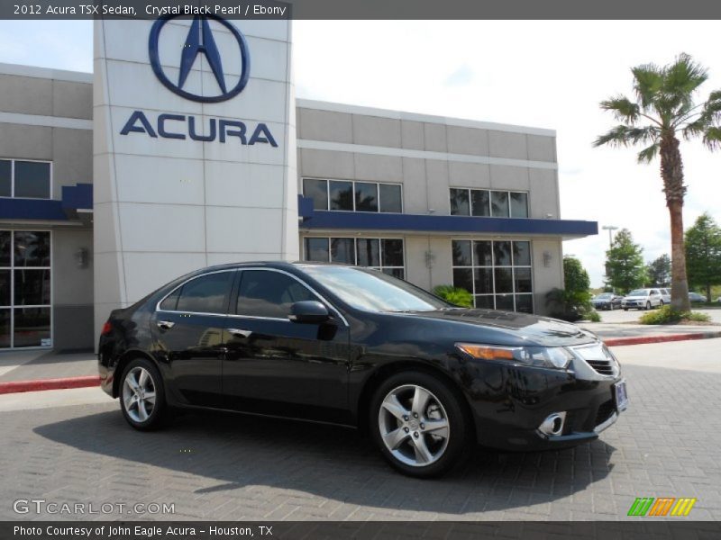 Crystal Black Pearl / Ebony 2012 Acura TSX Sedan