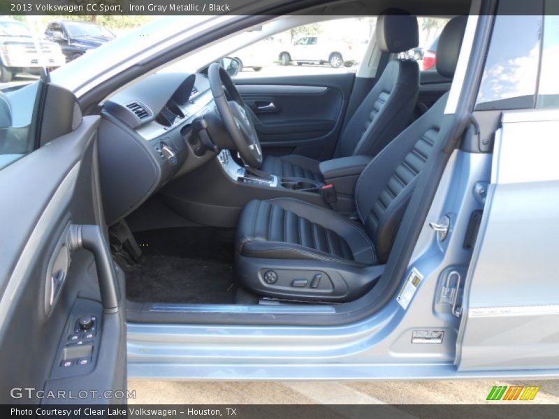 Iron Gray Metallic / Black 2013 Volkswagen CC Sport