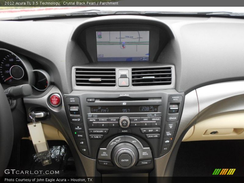 Crystal Black Pearl / Parchment 2012 Acura TL 3.5 Technology