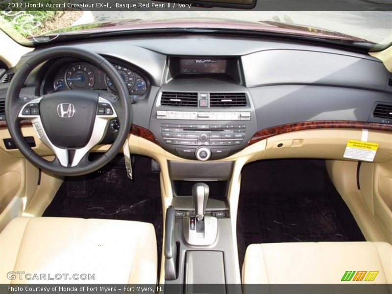 Basque Red Pearl II / Ivory 2012 Honda Accord Crosstour EX-L