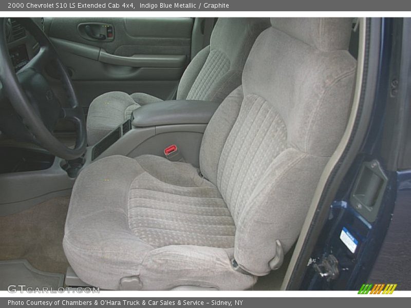 Indigo Blue Metallic / Graphite 2000 Chevrolet S10 LS Extended Cab 4x4