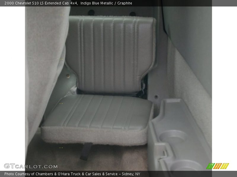 Indigo Blue Metallic / Graphite 2000 Chevrolet S10 LS Extended Cab 4x4