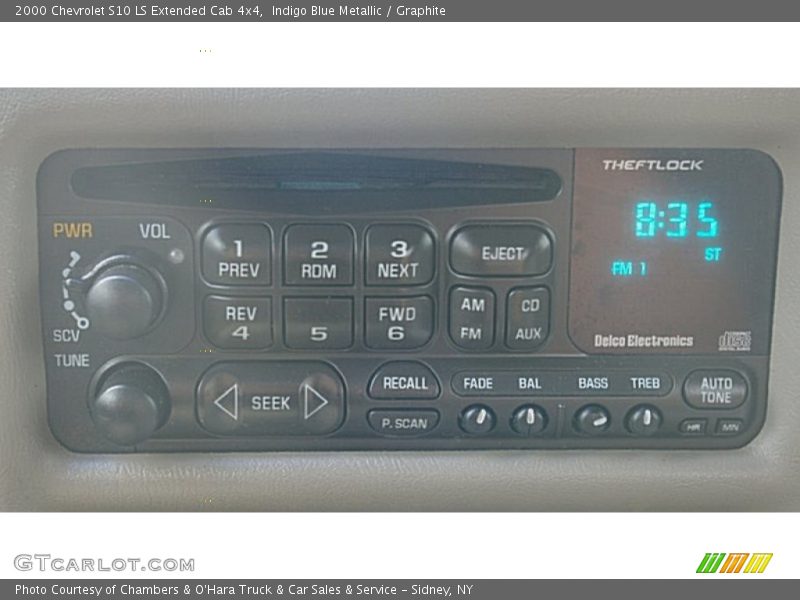 Indigo Blue Metallic / Graphite 2000 Chevrolet S10 LS Extended Cab 4x4