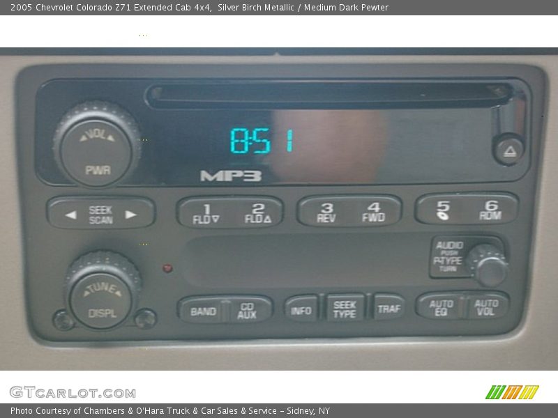 Silver Birch Metallic / Medium Dark Pewter 2005 Chevrolet Colorado Z71 Extended Cab 4x4