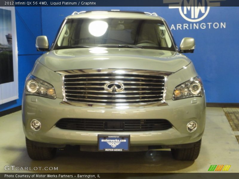 Liquid Platinum / Graphite 2012 Infiniti QX 56 4WD