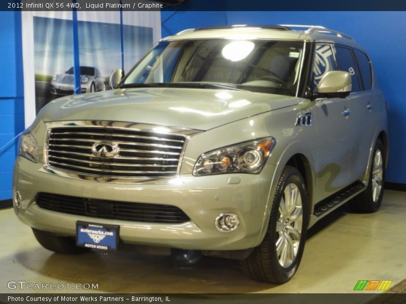 Liquid Platinum / Graphite 2012 Infiniti QX 56 4WD