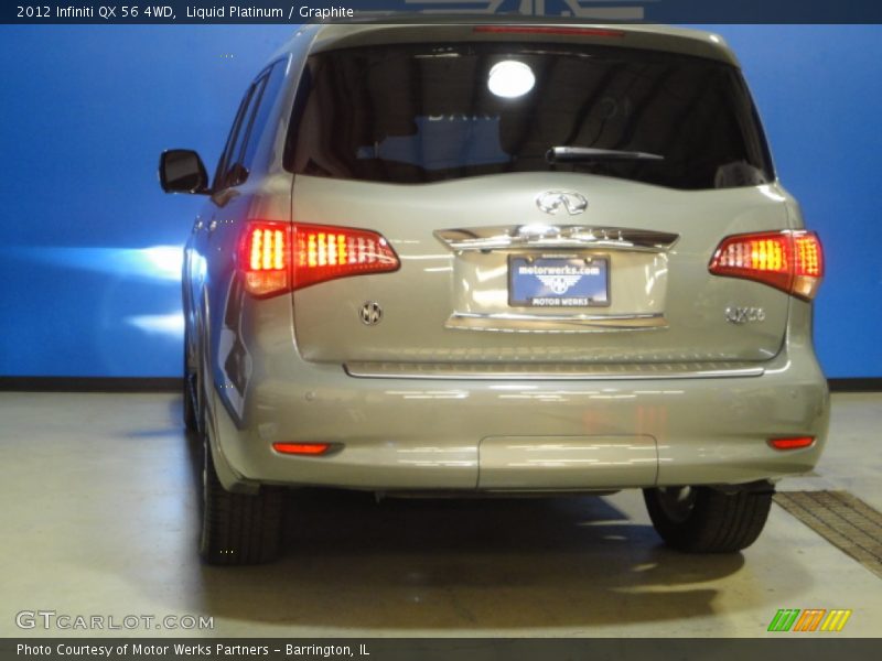 Liquid Platinum / Graphite 2012 Infiniti QX 56 4WD