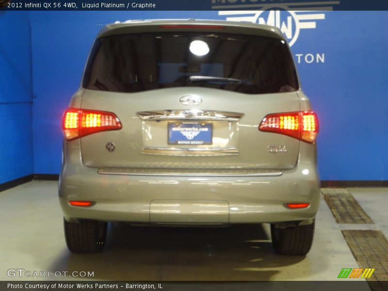 Liquid Platinum / Graphite 2012 Infiniti QX 56 4WD