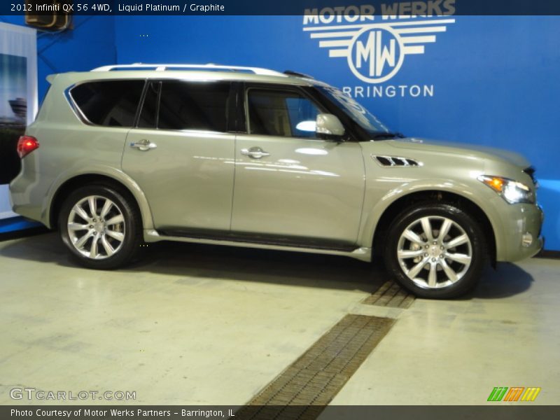 Liquid Platinum / Graphite 2012 Infiniti QX 56 4WD