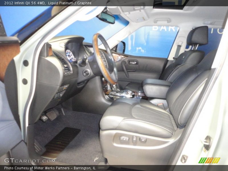 Liquid Platinum / Graphite 2012 Infiniti QX 56 4WD