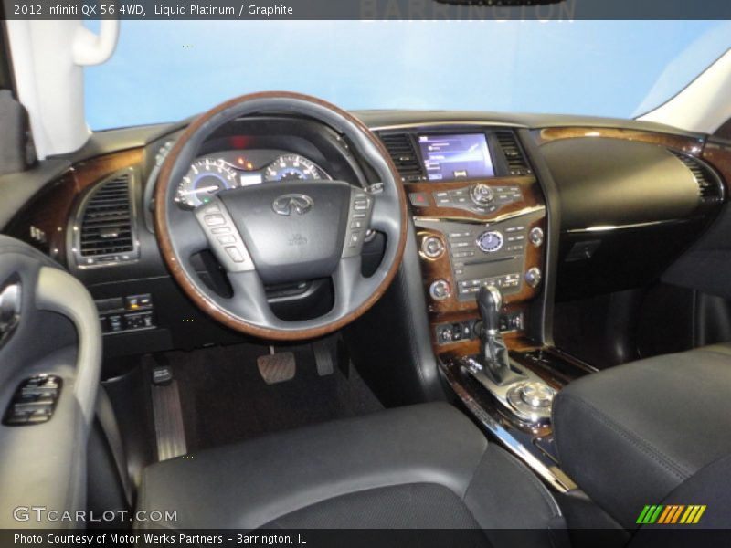 Liquid Platinum / Graphite 2012 Infiniti QX 56 4WD
