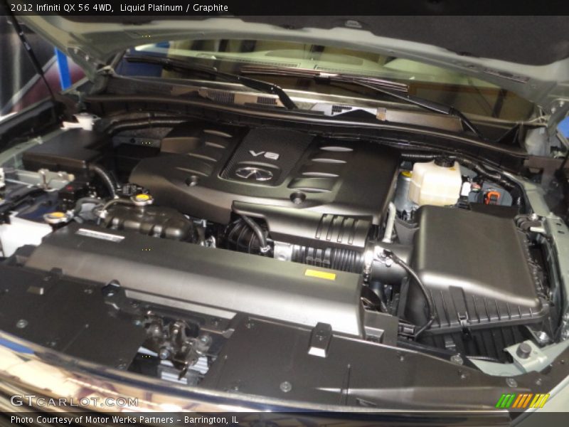 Liquid Platinum / Graphite 2012 Infiniti QX 56 4WD