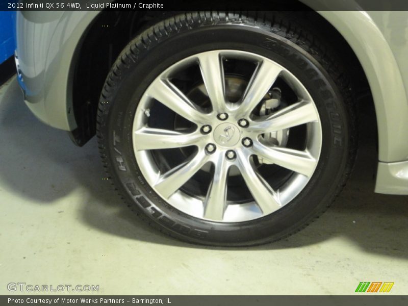 Liquid Platinum / Graphite 2012 Infiniti QX 56 4WD