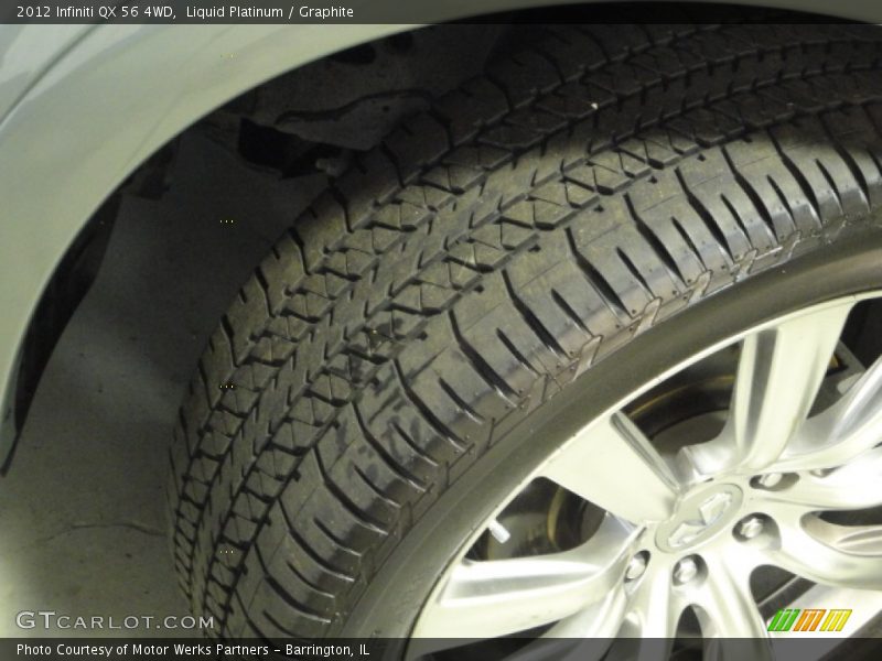 Liquid Platinum / Graphite 2012 Infiniti QX 56 4WD