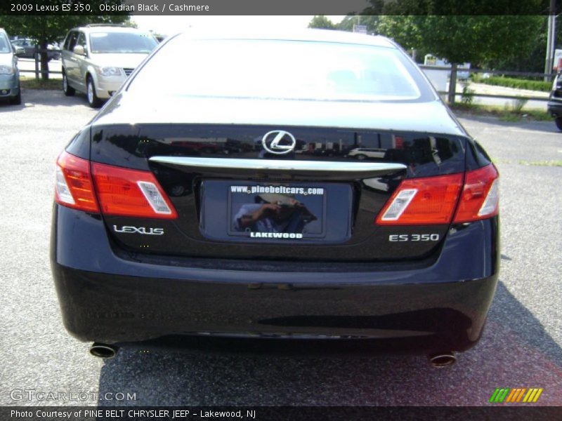 Obsidian Black / Cashmere 2009 Lexus ES 350