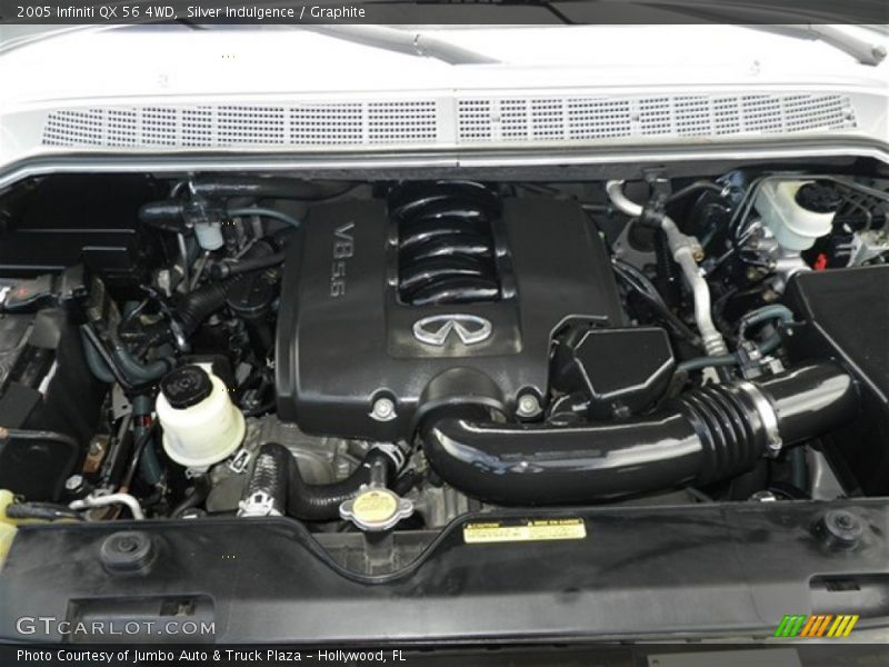 Silver Indulgence / Graphite 2005 Infiniti QX 56 4WD