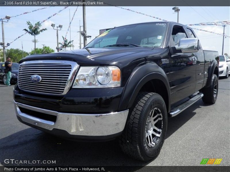 Black / Medium/Dark Flint 2006 Ford F150 XLT SuperCab