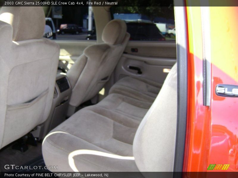 Fire Red / Neutral 2003 GMC Sierra 2500HD SLE Crew Cab 4x4