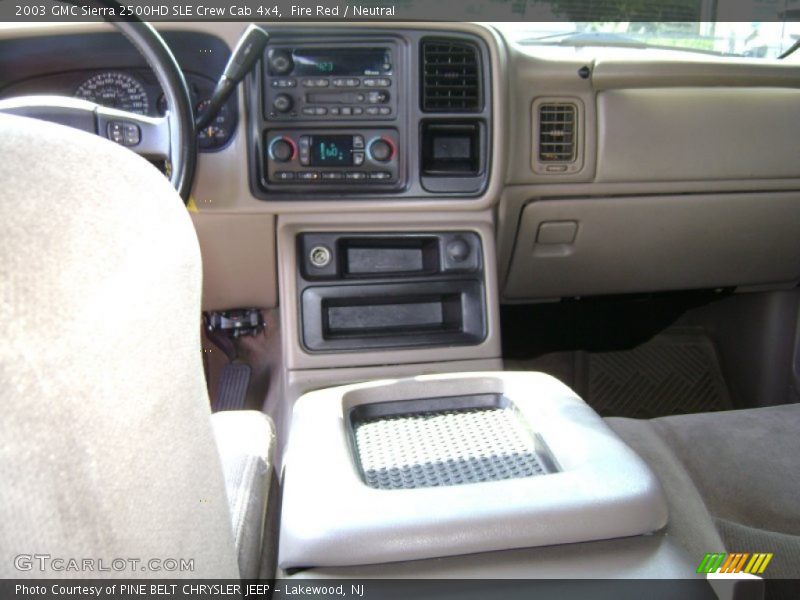 Fire Red / Neutral 2003 GMC Sierra 2500HD SLE Crew Cab 4x4