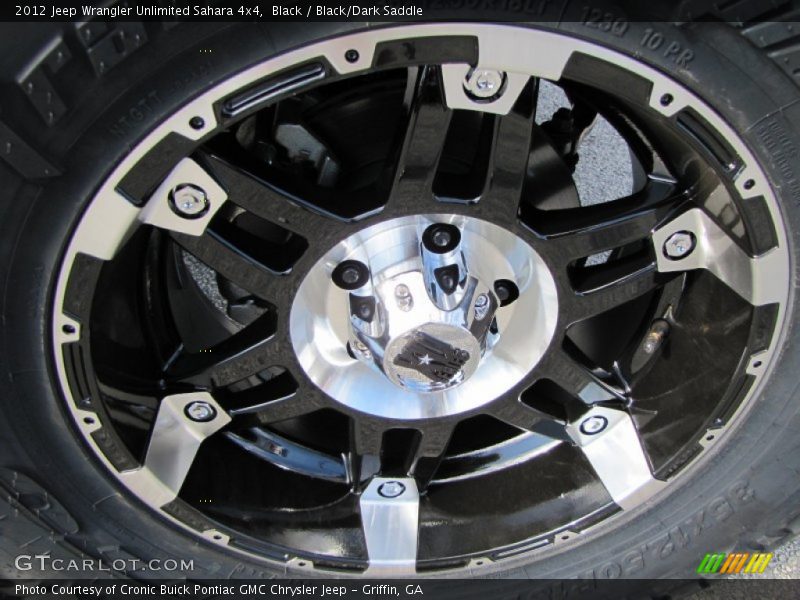 Custom Wheels of 2012 Wrangler Unlimited Sahara 4x4