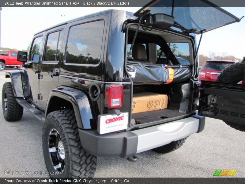 Black / Black/Dark Saddle 2012 Jeep Wrangler Unlimited Sahara 4x4