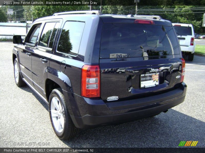 Blackberry Pearl / Dark Slate Gray 2011 Jeep Patriot Latitude
