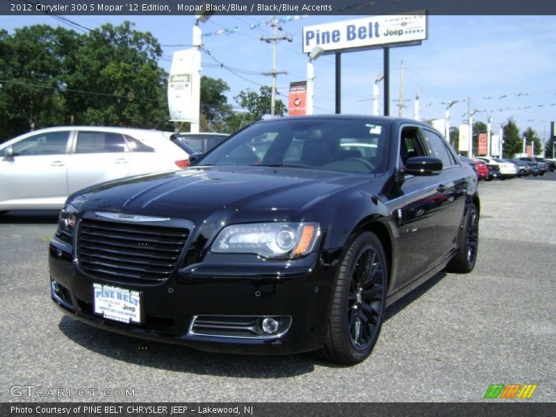 Mopar Black/Blue / Black/Blue Accents 2012 Chrysler 300 S Mopar '12 Edition